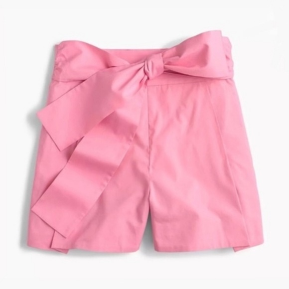 J. Crew Pants - J. Crew Pink Paperbag Waist Tie Shorts